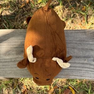 Target Brown Stuffed Bull Toy